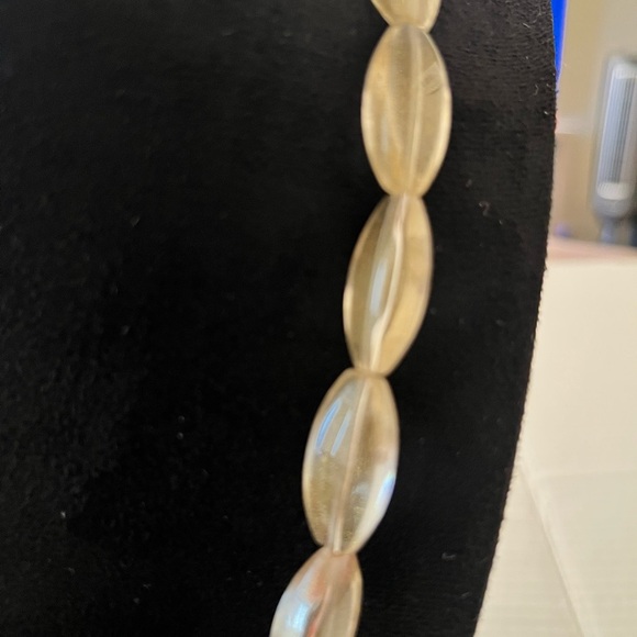 Coldwater Creek Red and Gold Statement Necklace - Picture 3 of 6